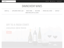 Tablet Screenshot of damncheeky.com